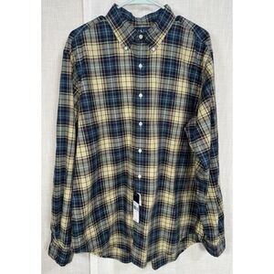 NWT Mens XL Ralph Lauren Long Sleeve Button Down Plaid Shirt Pony Cotton Classic